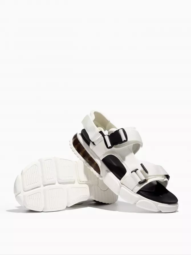 Male sandals Respect: white, Summer - 03