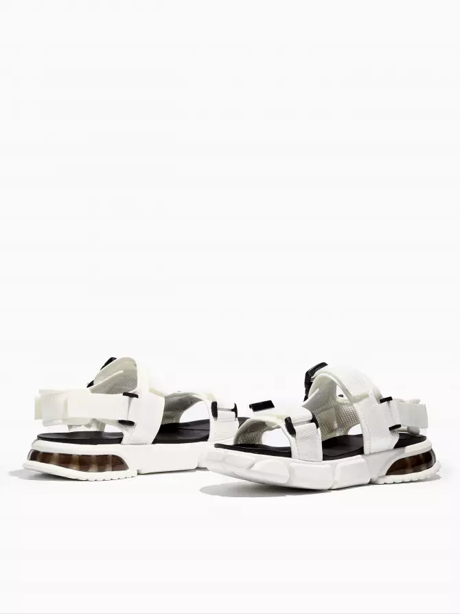 Male sandals Respect: white, Summer - 04