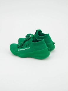 Female sneakers Respect:  green, Summer - 02