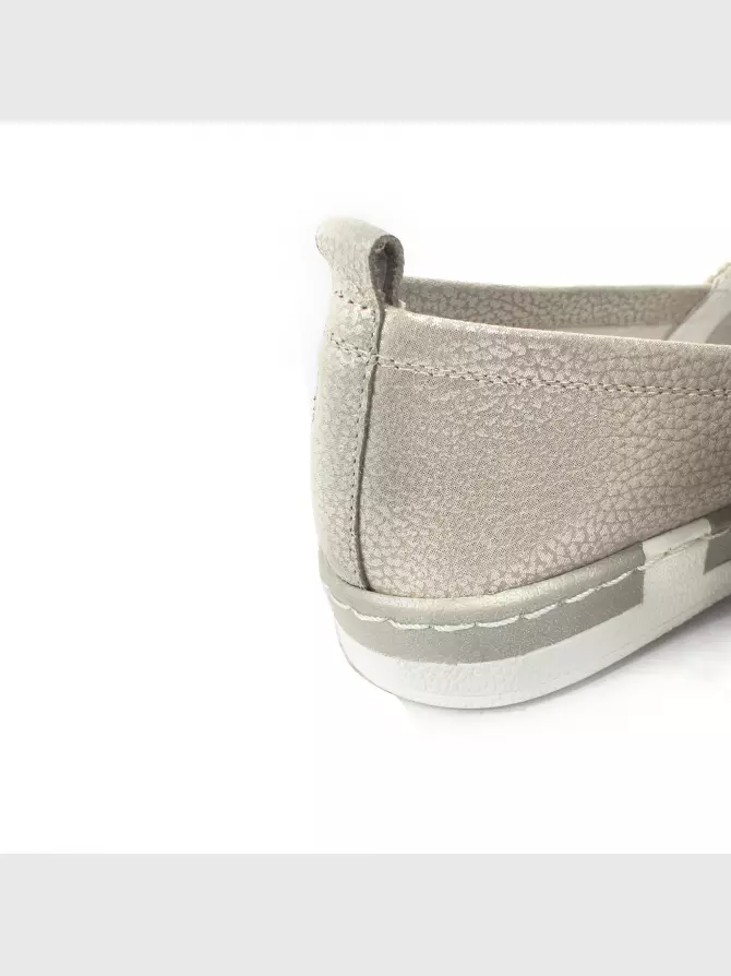 Female slipons Respect: grey, Summer - 04