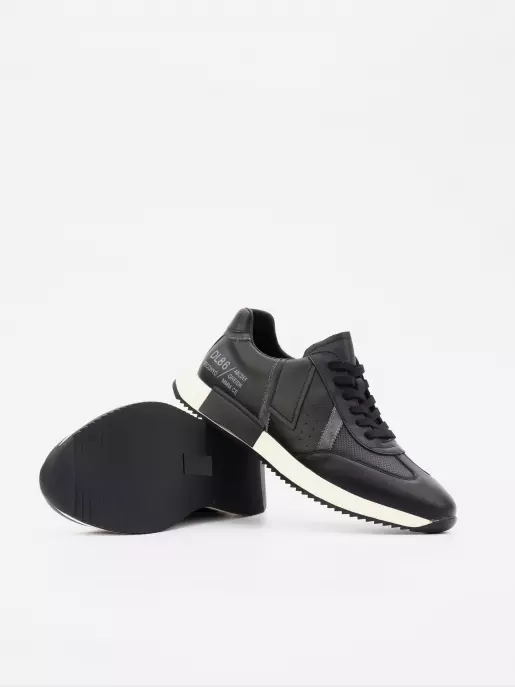 Male sneakers Respect: black, Year - 04