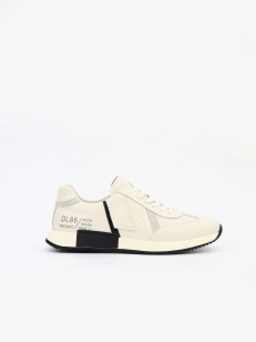 Male sneakers Respect:  white, Year - 01