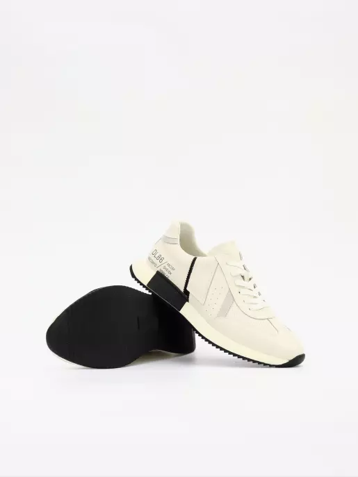 Male sneakers Respect: white, Year - 03