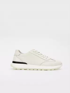 Male sneakers Respect:  white, Summer - 01