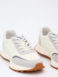 Male sneakers Respect:  white, Year - 02