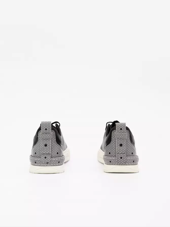 Men's Sneakers Respect: black, Summer - 04