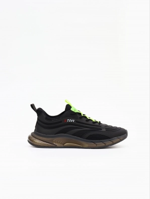 Male sneakers Respect:  black, Summer - 01