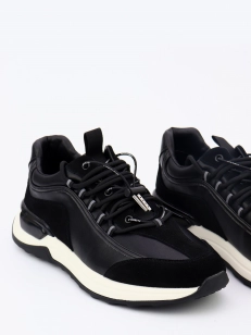 Male sneakers Respect:  black, Year - 02