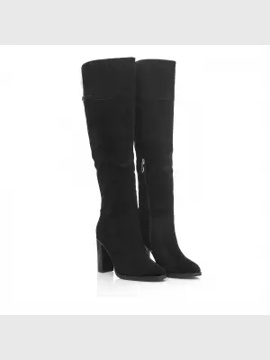 Female over knee boots Respect:  black, Winter - 02