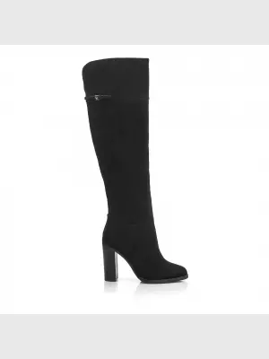 Female over knee boots Respect:  black, Winter - 01