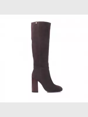 Female high boots Respect:  brown, Winter - 01