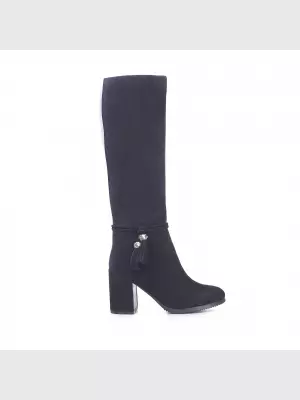 Female high boots Respect:  blue, Winter - 01