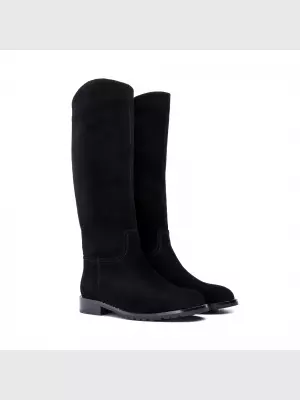 Female high boots Respect:  black, Winter - 01