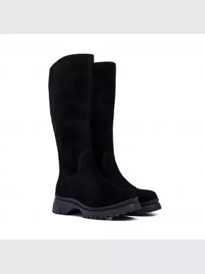 Female high boots Respect:  black, Winter - 01