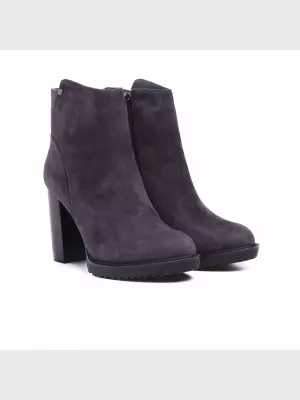 Female boots Respect:  grey, Winter - 01