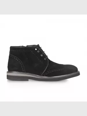 Male boots Respect:  black, Winter - 01