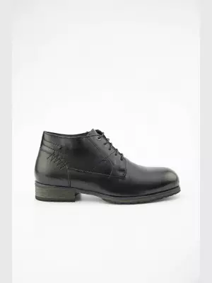 Male boots Respect:  black, Winter - 01