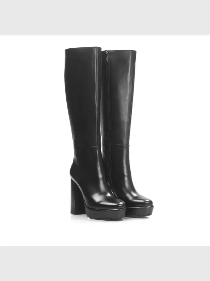 Female high boots Respect: black, Demі - 01