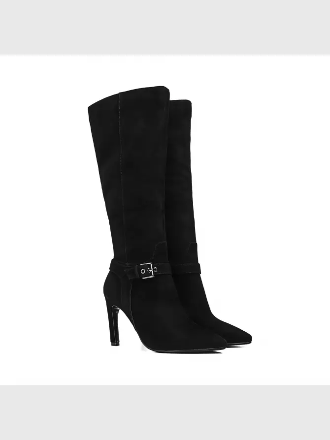 Female high boots Respect: black, Demі - 00