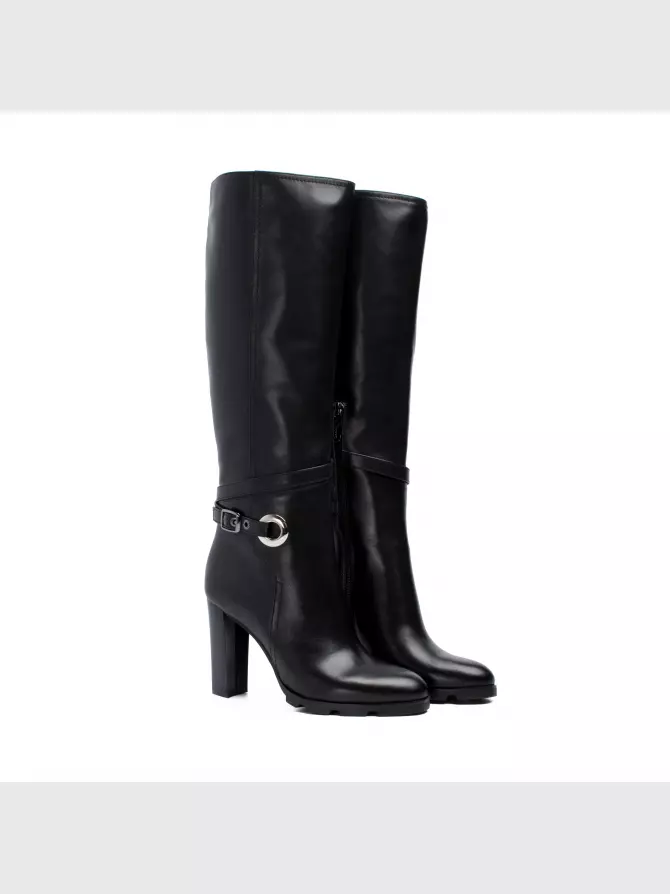 Female high boots Respect: black, Demі - 00