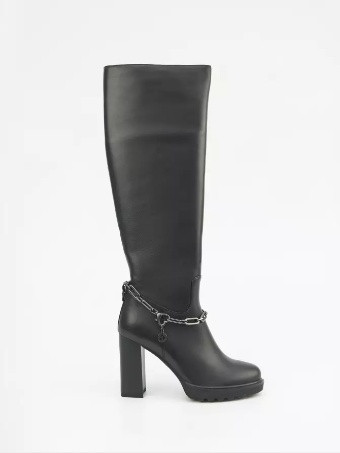 Female high boots Respect: black, Demі - 00