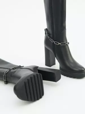 Female high boots Respect:  black, Demі - 02