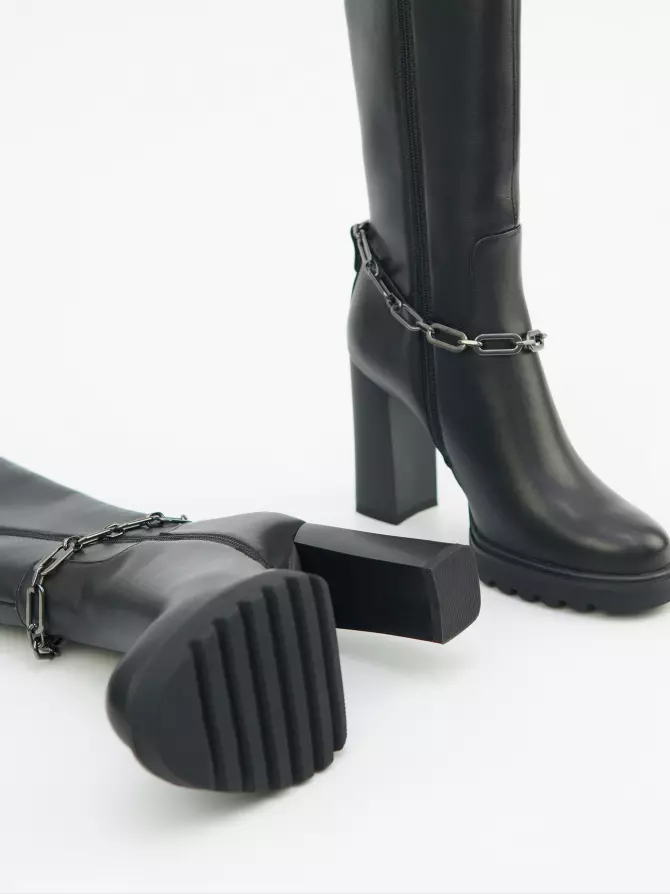 Female high boots Respect: black, Demі - 02