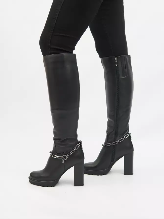 Female high boots Respect: black, Demі - 05