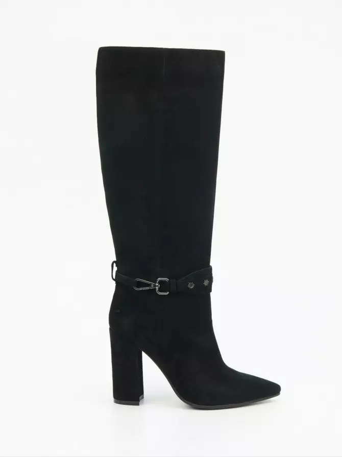 Female high boots Respect: black, Demі - 00