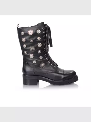 Женские ботинки Respect:  чёрный, Деми - 01