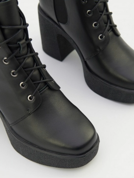 Female ankle boots Respect: black, Demі - 02