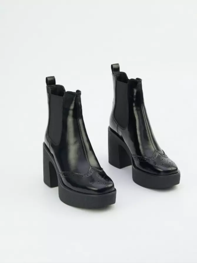 Female ankle boots Respect: black, Demі - 01