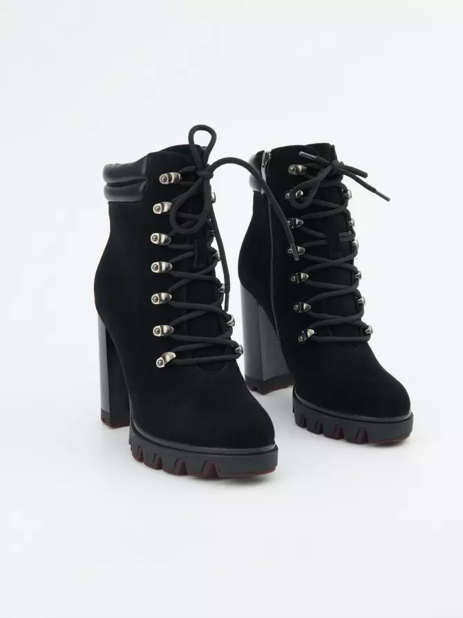 Female ankle boots Respect: black, Demі - 01