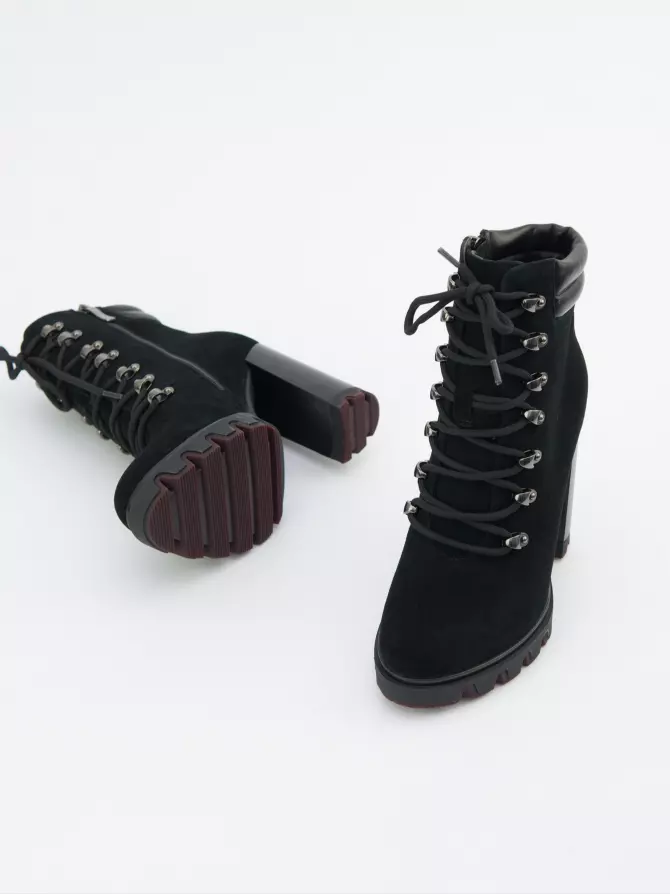 Female ankle boots Respect: black, Demі - 05