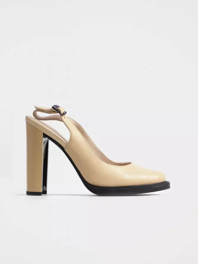 Female sandals Respect: beige, Summer - 00