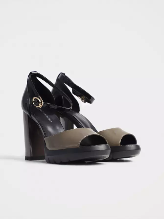 Female sandals Respect: grey, Summer - 01