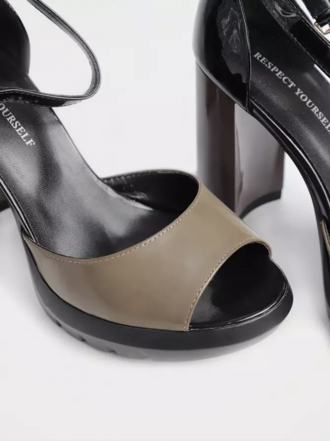 Female sandals Respect: grey, Summer - 02
