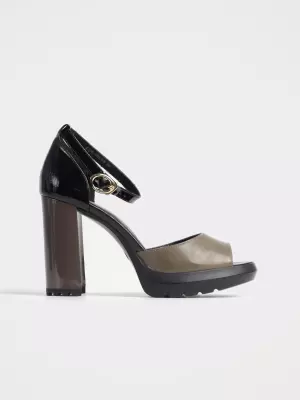 Female sandals Respect:  grey, Summer - 01