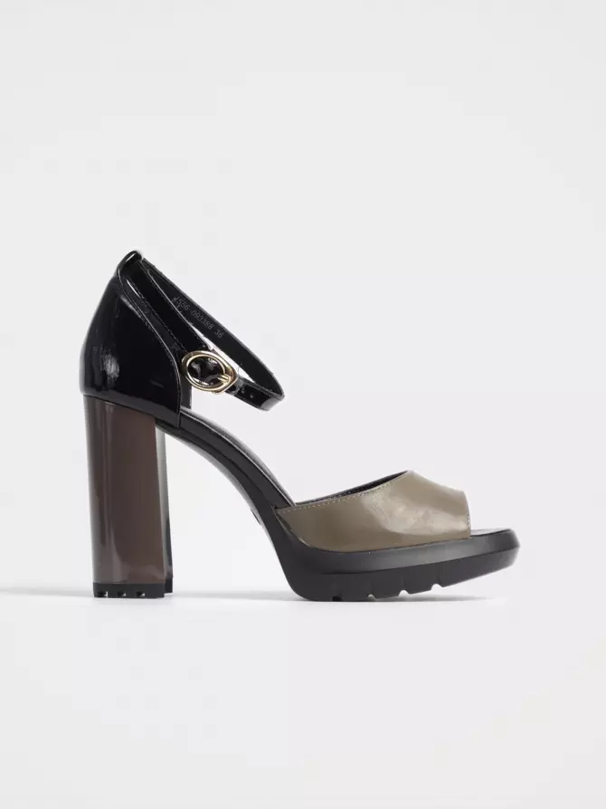 Female sandals Respect: grey, Summer - 00