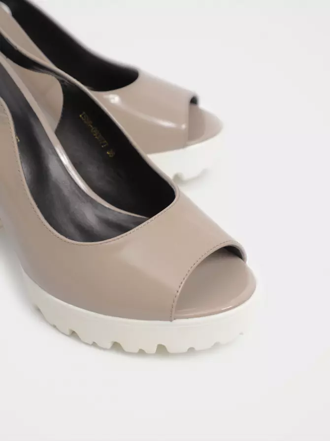 Female sandals Respect: grey, Summer - 02