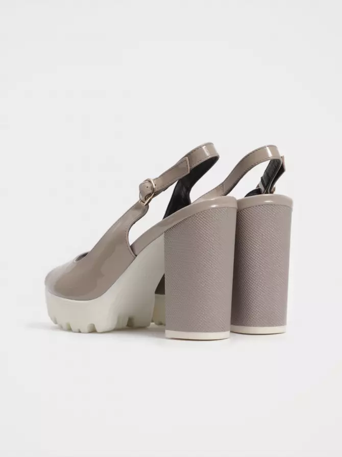 Female sandals Respect: grey, Summer - 03