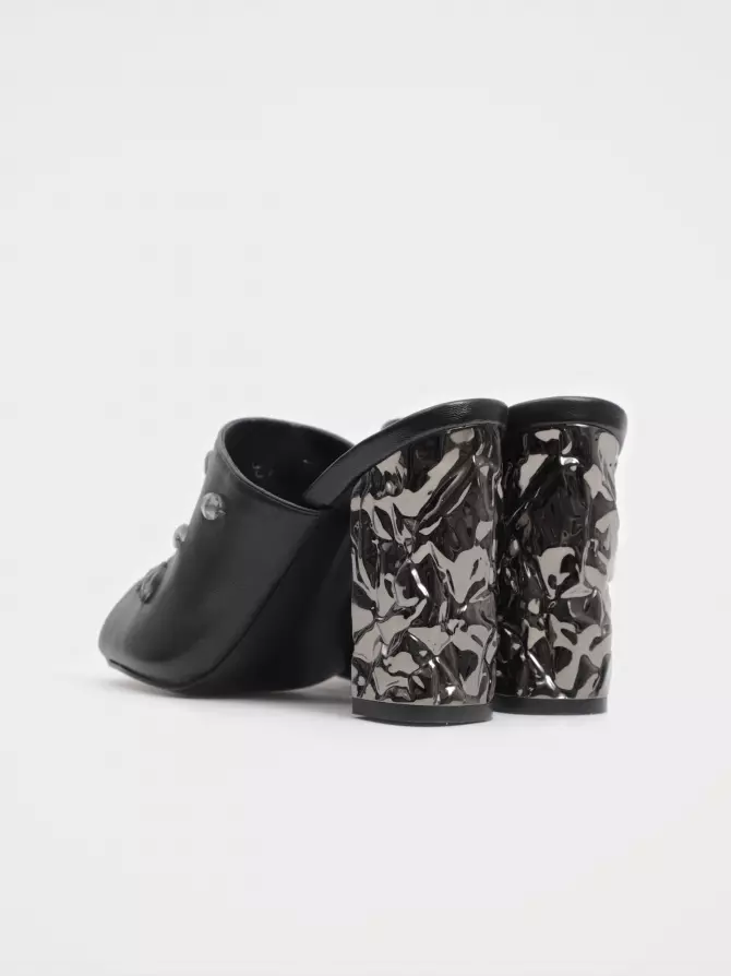 Female shoes Respect: black, Summer - 03