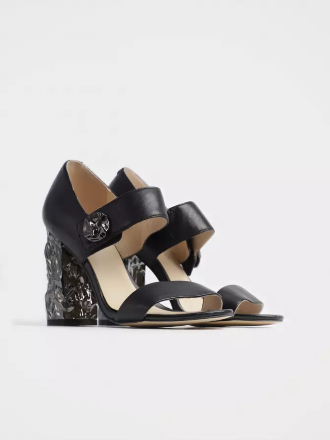 Women's sandals Respect: black, Summer - 01
