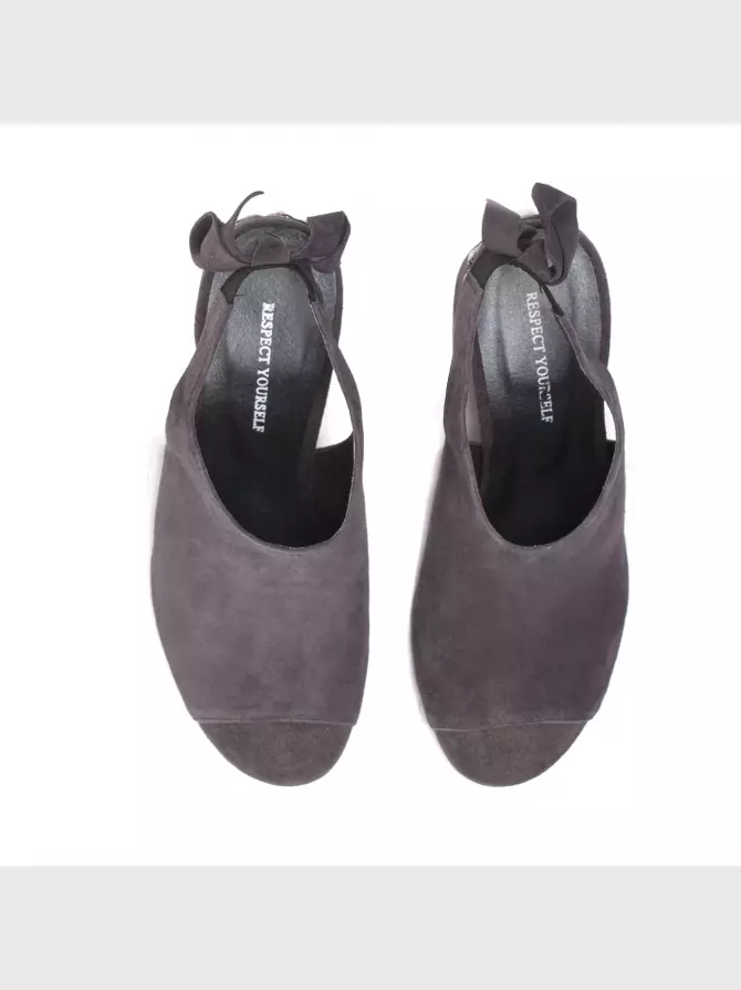 Female heeled sandals Respect: purple, Summer - 01