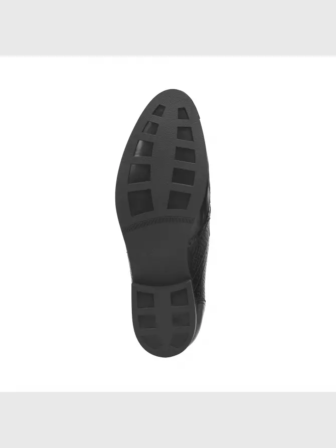 Male shoes Respect: black, Summer - 03