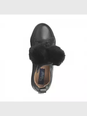 Female sneakers Respect:  black, Demі - 02