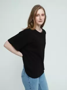 Жіноча футболка URBAN TRACE:  чорний, Літо - 01