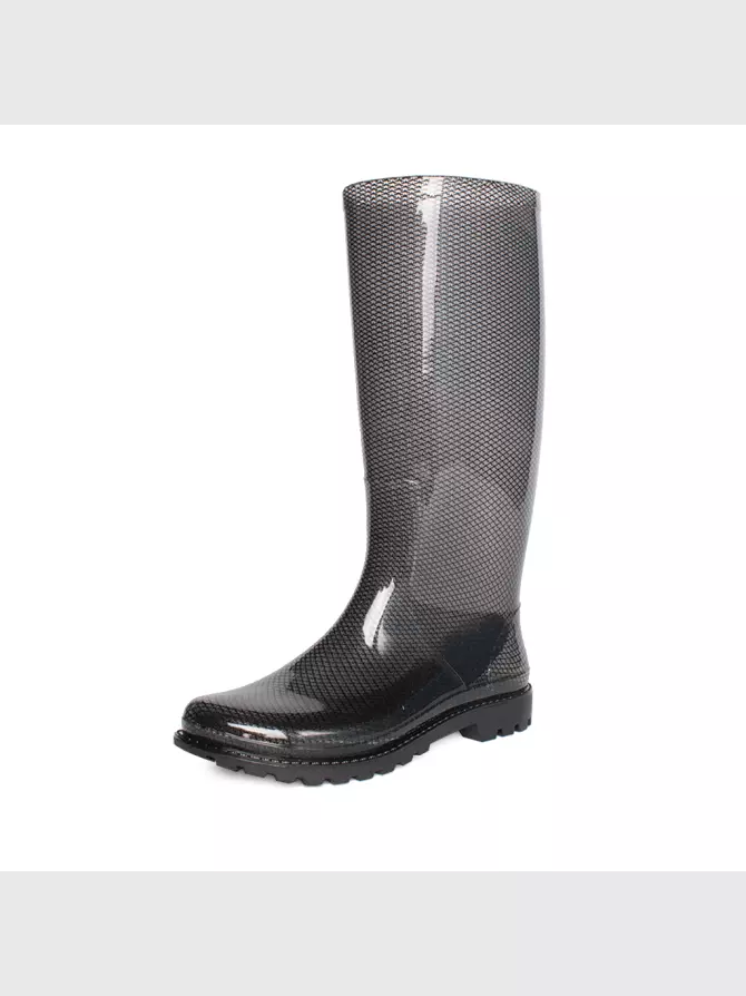 Женская резиновая обувь : зелёные, Деми - 02