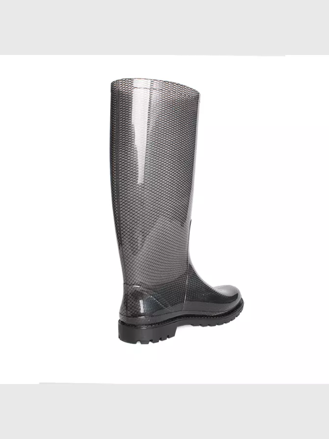 Женская резиновая обувь : зелёные, Деми - 03