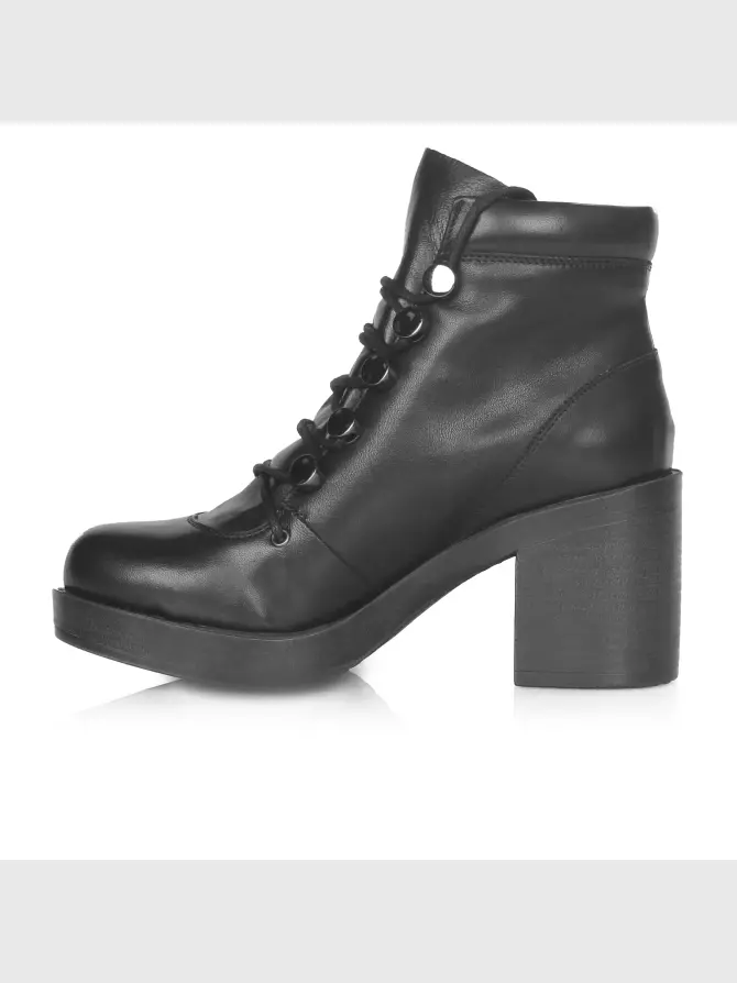 Жіночі черевики : чорний, Демі - 01